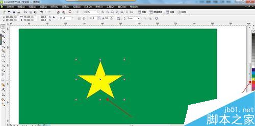 在CDR中如何畫星星圖案？
