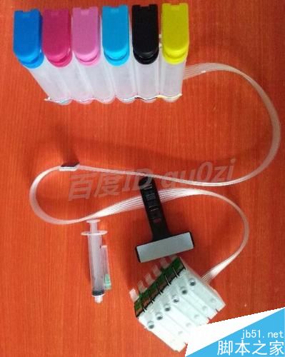 空的連續供墨系統怎么添加墨水墨盒如何抽出空氣