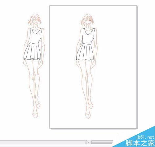 怎樣用CDR+PS畫服裝效果圖？