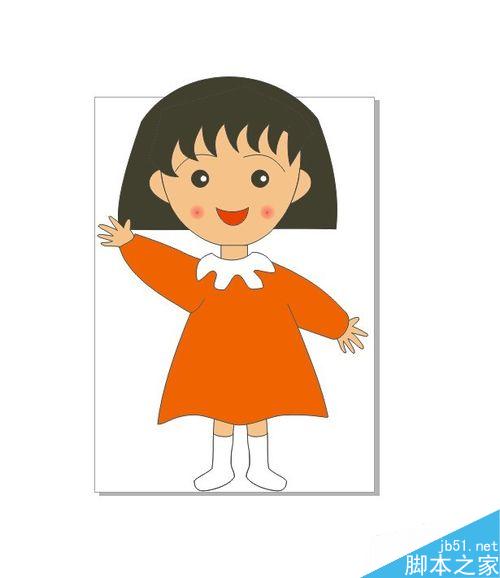 用CorelDRAW怎么繪制櫻桃小丸子（貝塞爾工具）