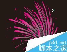 CDR X7案例教程- 制作絢麗煙花
