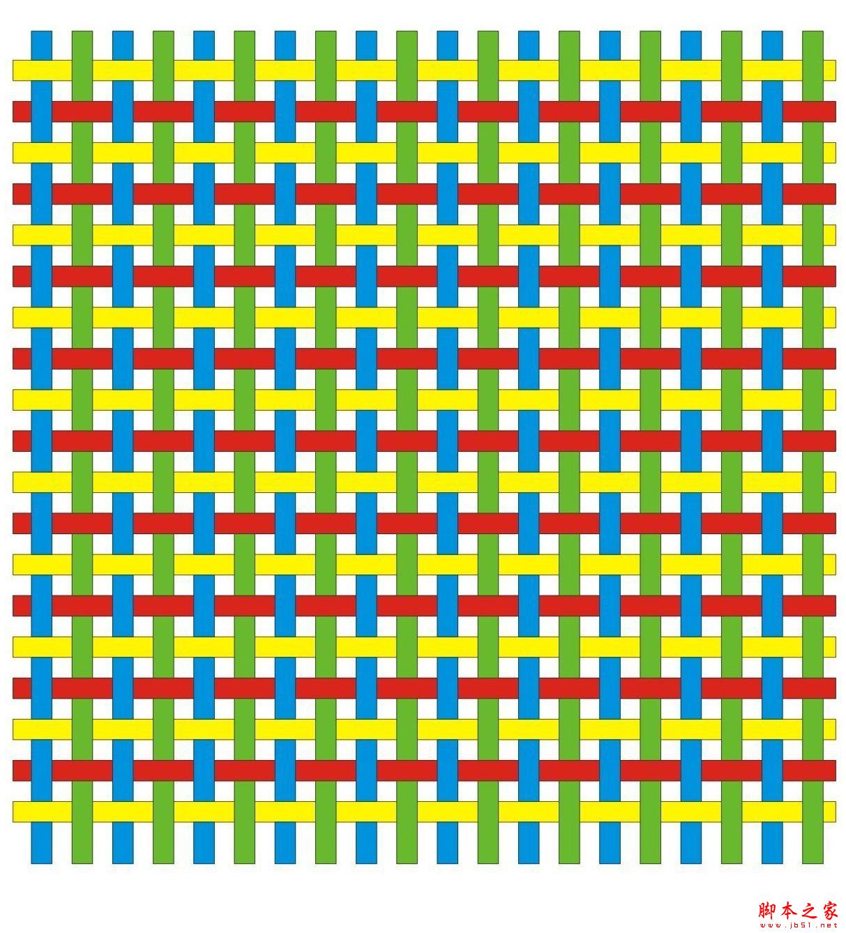 CorelDraw制作竹編效果