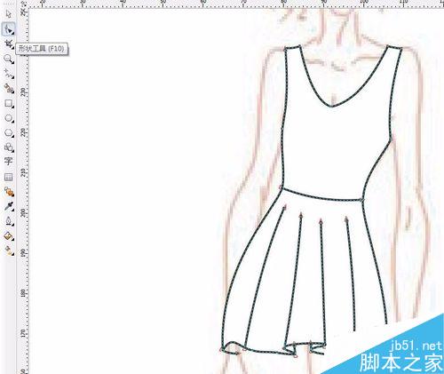 怎樣用CDR+PS畫服裝效果圖？