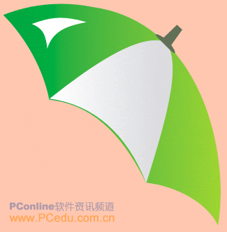 CDR繪制雨傘教程 武林網 CDR實例教程