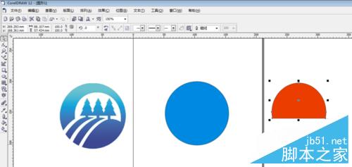怎么用CorelDRAW曲線圖形標志