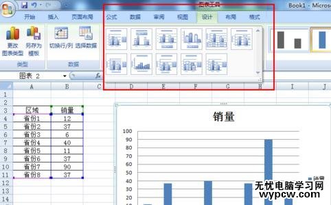 在excel中怎么使柱狀圖顯示數據_excel中使柱狀圖顯示數據的方法步驟
