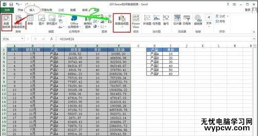 excel2013創建數據透視表教程