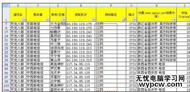 excel2010篩選后復制粘貼數據的方法