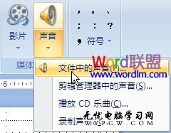 文件中的聲音