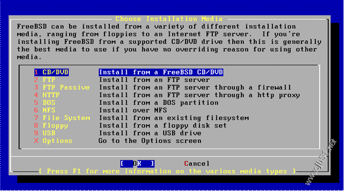 FreeBSD 8.0安裝教程
