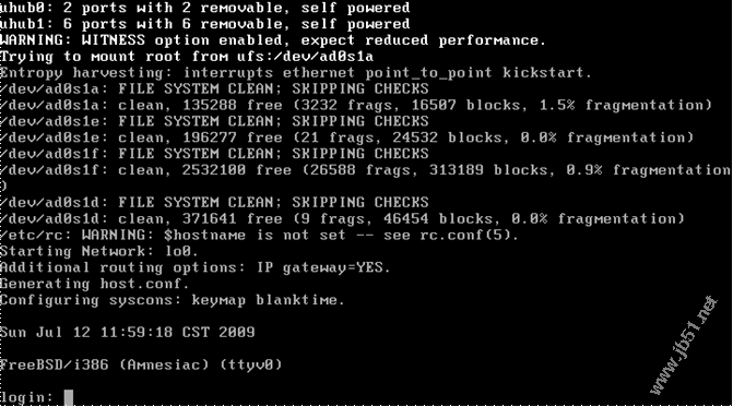 FreeBSD 8.0安裝教程