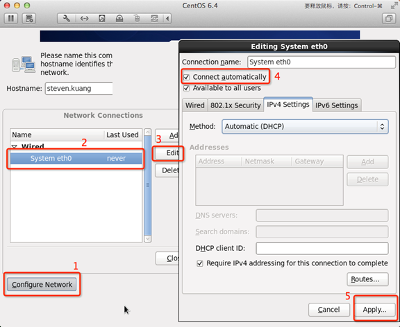 centos 6.4安裝教程