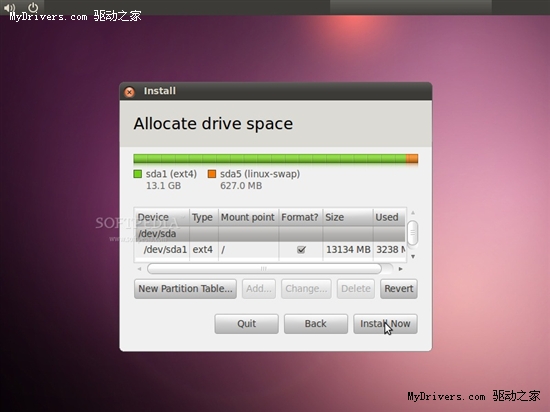 Ubuntu 10.10啟用全新安裝程序 過程圖賞