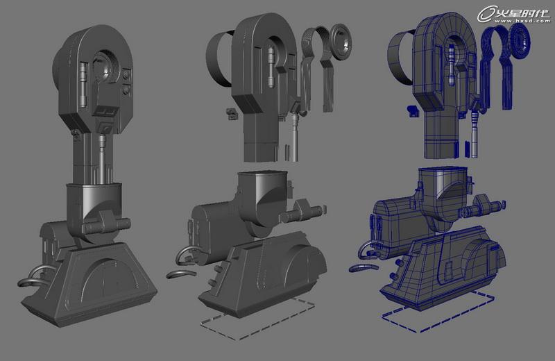 MAYA制作《星球大戰》中的機器人R2D2 武林網 MAYA建模教程