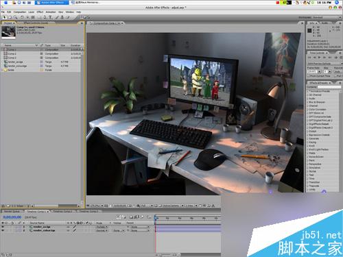 Maya Mentalray渲染逼真辦公桌教程 武林網 MAYA材質燈光