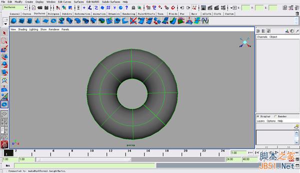 MAYA NURBS制作高精度生物模型詳解 武林網 MAYA建模教程