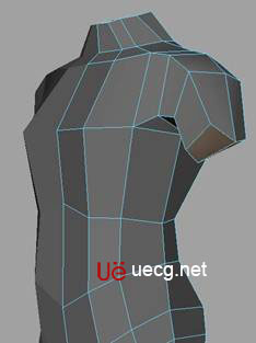 MAYA建模教程：人體軀干的建立
