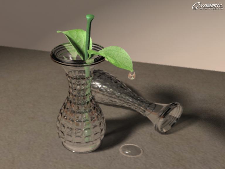 maya制作玻璃花瓶材質 武林網 maya材質燈光教程