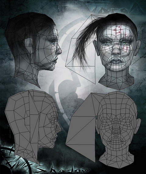 MAYA制作女獵人角色毛發 武林網 MAYA角色教程