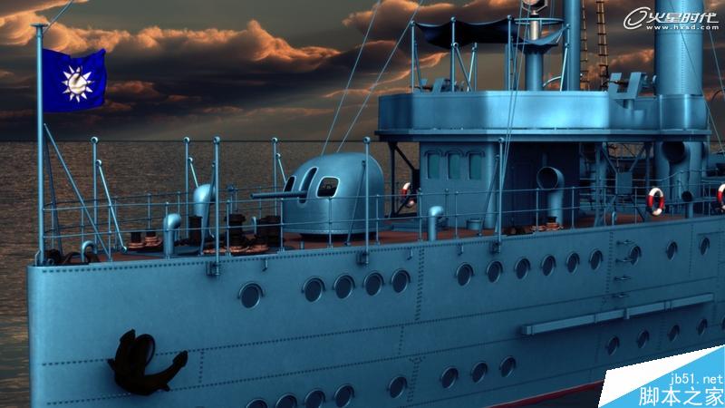 MAYA制作中山艦模型 武林網 MAYA建模教程