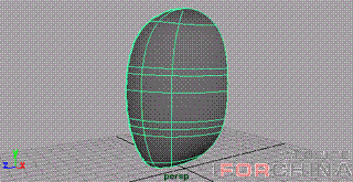 Maya 臉部模型建造 武林網 MAYA角色動畫教程T5.GIF (16233 bytes)