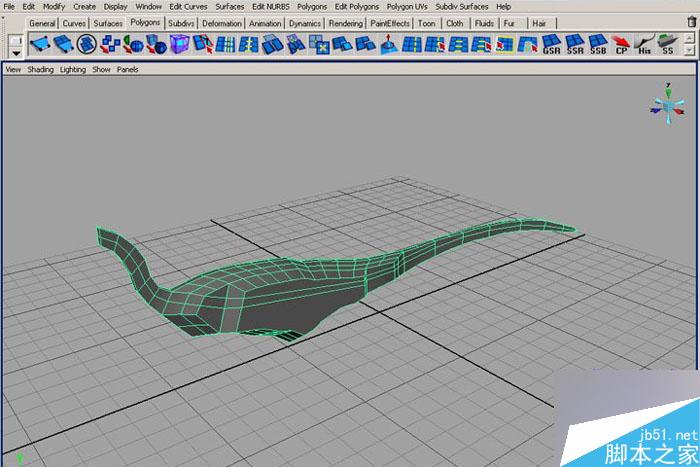 MAYA 7.0恐龍建模教程 武林網 MAYA建模教程