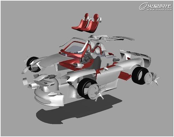 MAYA打造保時捷GT-卡雷拉模型 武林網 MAYA建模教程