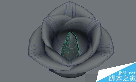 maya7.0玫瑰花建模教程 武林網 MAYA材質燈光