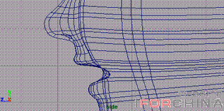 Maya 臉部模型建造 武林網 MAYA角色動畫教程T10.GIF (17673 bytes)
