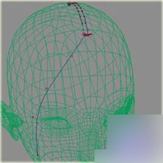 Maya PaintEffects 制作頭發 武林網 MAYA角色動畫教程