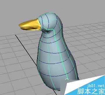 MAYA nurbs無縫建模打造一只企鵝 武林網 MAYA建模教程
