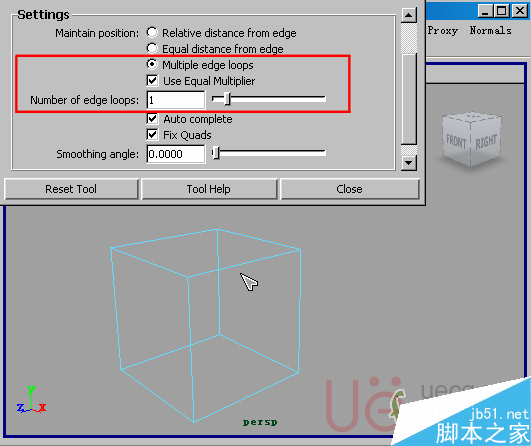 MAYA Polygons建模Edit Mesh命令集詳解解釋 武林網 MAYA建模教程29-insent-edge-multiple-edge-loops.gif