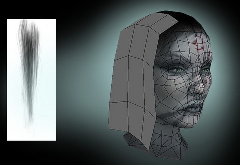 MAYA制作女獵人角色毛發 武林網 MAYA角色教程