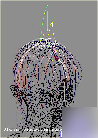 Maya PaintEffects 制作頭發 武林網 MAYA角色動畫教程