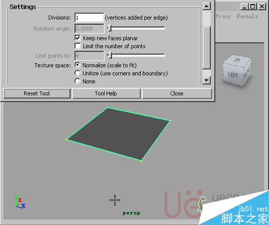 MAYA Polygons建模Edit Mesh命令集詳解解釋 武林網 MAYA建模教程20-Append-to-Polygon-Tool.gif