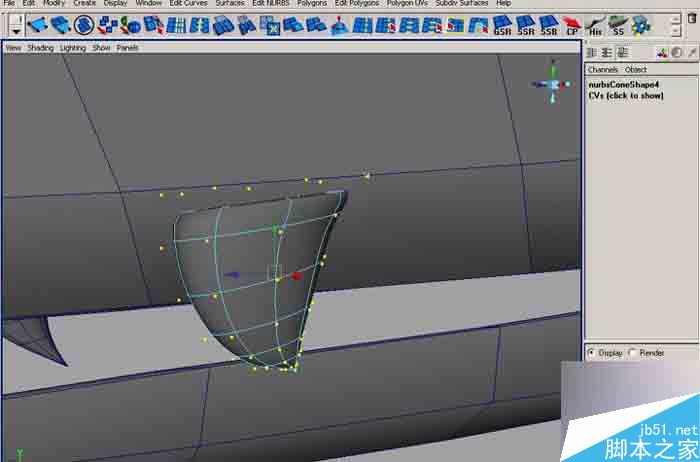 MAYA 7.0恐龍建模教程 武林網 MAYA建模教程