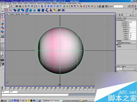 用MAYA快速制作眼球的方法 武林網 MAYA材質燈光
