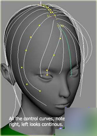 Maya PaintEffects 制作頭發 武林網 MAYA角色動畫教程