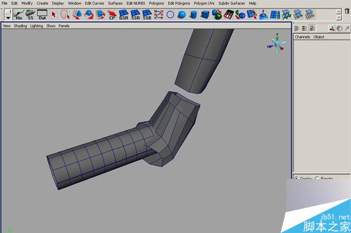 MAYA 7.0恐龍建模教程 武林網 MAYA建模教程