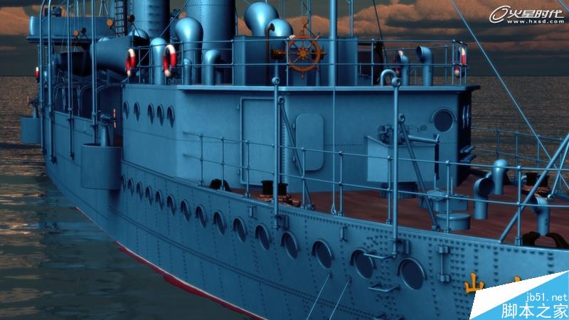 MAYA制作中山艦模型 武林網 MAYA建模教程