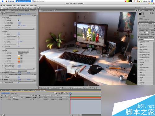 Maya Mentalray渲染逼真辦公桌教程 武林網 MAYA材質燈光