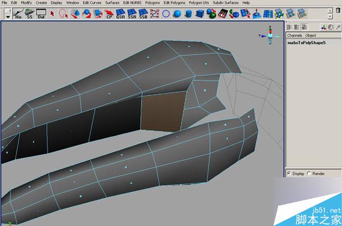 MAYA 7.0恐龍建模教程 武林網 MAYA建模教程