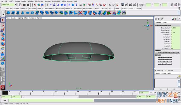 MAYA NURBS制作高精度生物模型詳解 武林網 MAYA建模教程