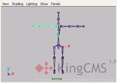 Maya 7.0 骨骼動畫-骨骼動力學 武林網 MAYA角色動畫教程