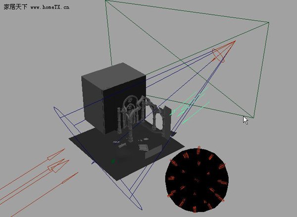 MAYA打造舊城堡建筑材質 武林網 MAYA材質燈光教程