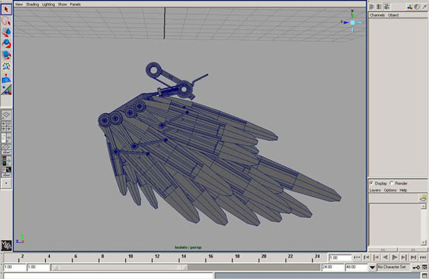 Maya制作卡通機械鳥 武林網 MAYA角色動畫教程