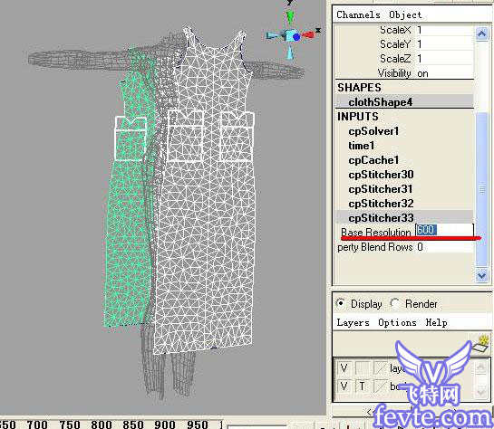 maya cloth組件做布料基礎教程 武林網 MAYA角色動畫教程