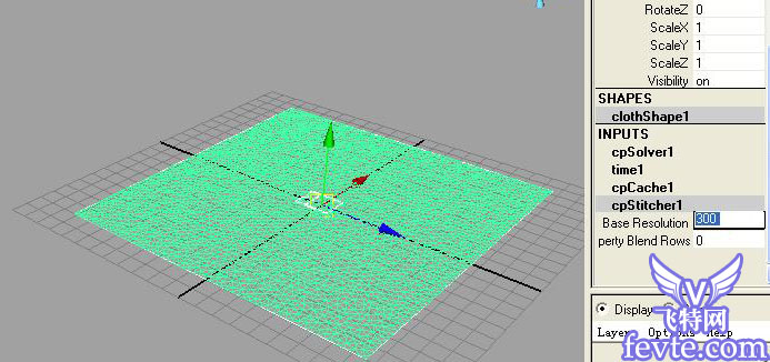 maya cloth組件做布料基礎教程 武林網 MAYA角色動畫教程