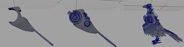 Maya制作卡通機械鳥 武林網 MAYA角色動畫教程