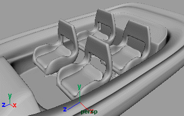 用maya 進行nurbs快艇設計 武林網 MAYA建模教程